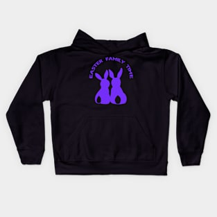 Easter family time Kids Hoodie